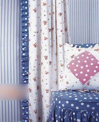 布艺窗帘加款至潮花边 新年家居空间新风尚展示